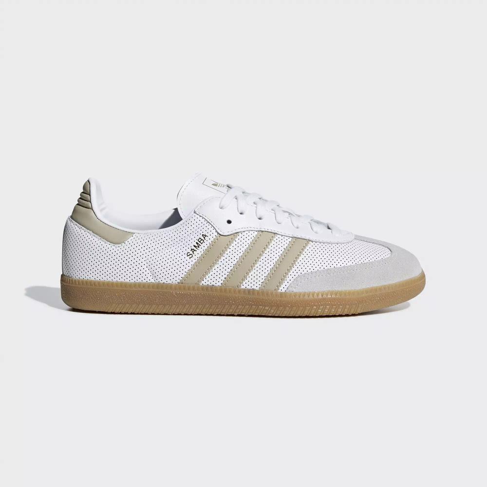 Adidas Samba OG Tenis Blancos Para Hombre (MX-66816)